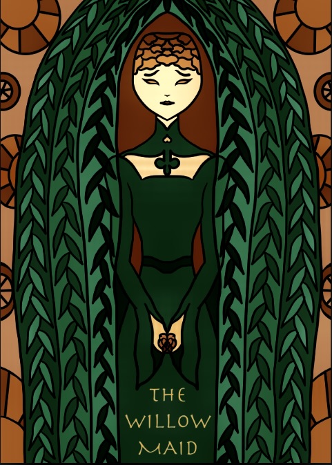 The Willow Maid - Pattern Poster